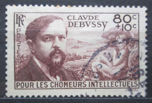 Poštovní známka Francie 1940 Claude Debussy, skladatel Mi# 475 Kat 4.50€