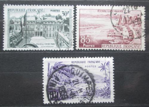Poštovní známka Francie 1959 Turistické zajímavosti Mi# 1232-34