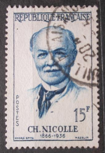 Potovn znmka Francie 1958 Charles Nicolle, lka Mi# 1180 - zvtit obrzek