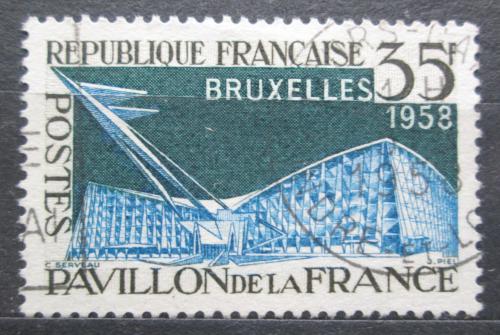 Potovn znmka Francie 1958 Svtov vstava Brusel Mi# 1192