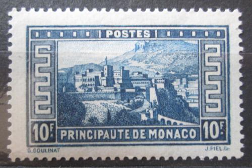 Poštovní známka Monako 1933 Knížecí palác RARITA Mi# 135 Kat 200€