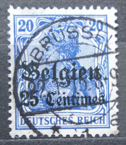 Potovn znmka Belgie 1915 Germania petisk Mi# 4 a