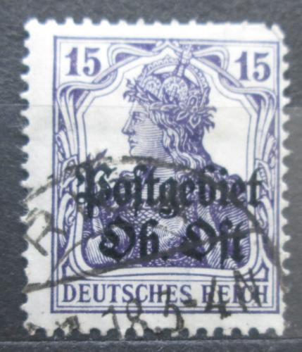 Potovn znmka Postgebiet 1916 Germania petisk Mi# 7