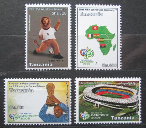 Poštovní známky Tanzánie 2006 MS ve fotbale Mi# 4342-45 Kat 5€
