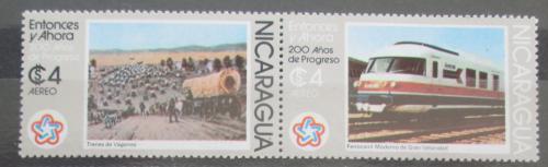 Poštovní známky Nikaragua 1976 Nezávislost USA, 200. výroèí Mi# 1944-45