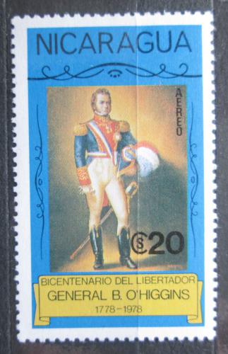 Poštovní známka Nikaragua 1979 Generál Bernardo O’Higgins Mi# 2073 Kat 5€