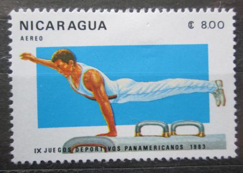 Poštovní známka Nikaragua 1983 Gymnastika Mi# 2406