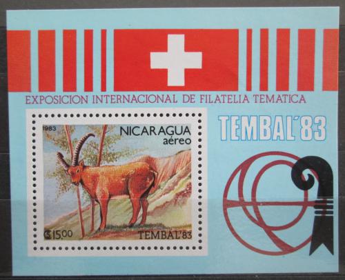 Poštovní známka Nikaragua 1983 Kozorožec Mi# Block 149
