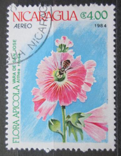 Poštovní známka Nikaragua 1984 Topolovka rùžová Mi# 2495