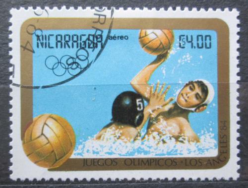 Poštovní známka Nikaragua 1984 LOH Los Angeles, vodní pólo Mi# 2527