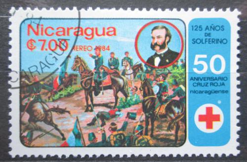 Poštovní známka Nikaragua 1984 Henri Dunant, Èervený køíž Mi# 2540