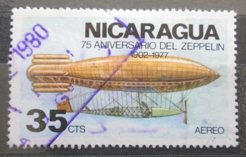 Poštovní známka Nikaragua 1977 Vzducholoï Ville de Paris Mi# 1981