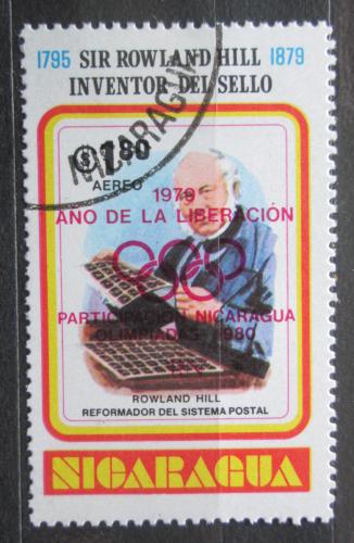Poštovní známka Nikaragua 1980 Rowland Hill pøetisk Mi# 2088 a Kat 5€