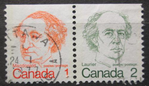 Potovn znmky Kanada 1973 John A. MacDonald a Wilfrid Laurier Mi# N/N