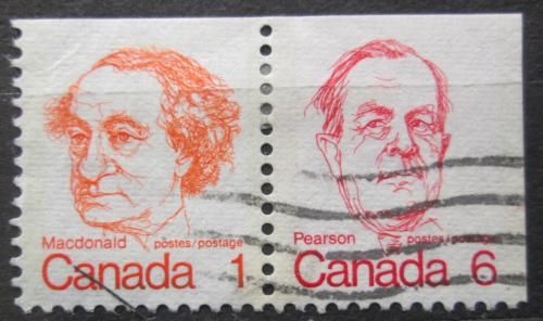 Potovn znmky Kanada 1973 John A. MacDonald a Lester B. Pearson Mi# N/N