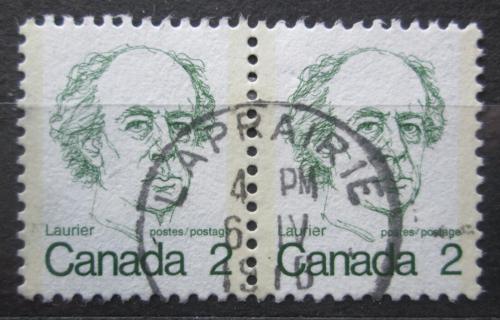 Poštovní známky Kanada 1973 Wilfrid Laurier pár Mi# 535