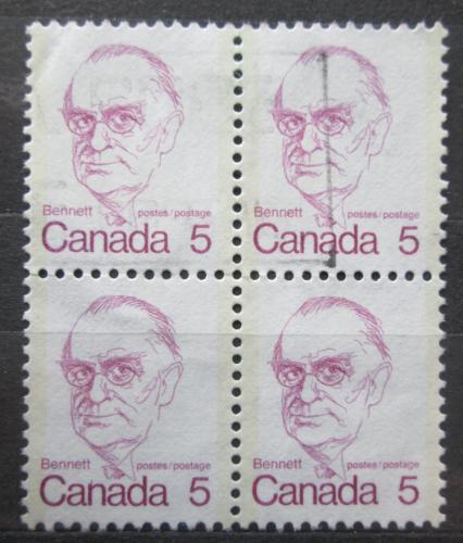 Poštovní známky Kanada 1973 Richard Bedford Bennett ètyøblok Mi# 538