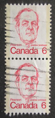 Poštovní známky Kanada 1973 Lester B. Pearson pár Mi# 539