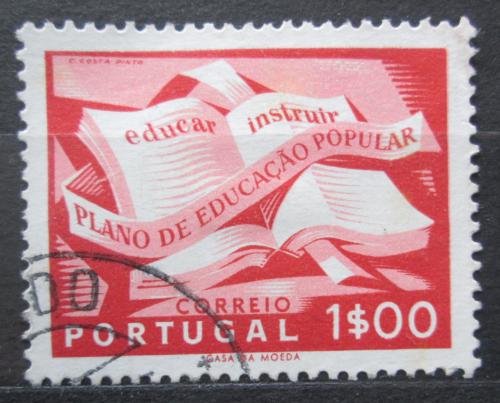 Potovn znmka Portugalsko 1954 Oteven uebnice Mi# 826