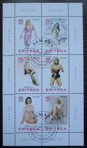 Poštovní známky Eritrea 2022 Akty, umìní Pin up Mi# N/N