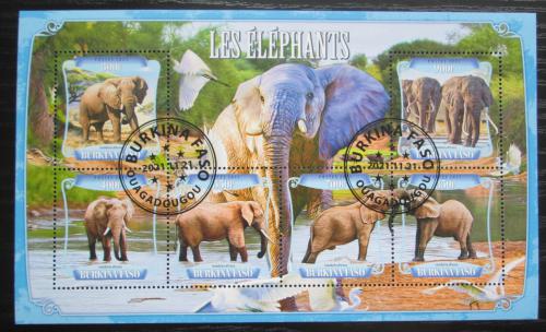 Poštovní známky Burkina Faso 2021 Sloni Mi# Mi# N/N