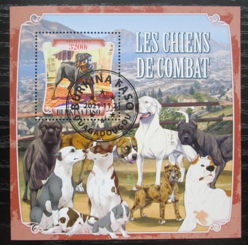Poštovní známka Burkina Faso 2021 Velcí psi Mi# Mi# N/N