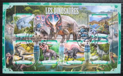 Poštovní známky Burkina Faso 2021 Dinosauøi Mi# Mi# N/N