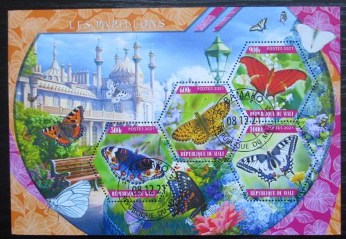 Poštovní známky Mali 2021 Motýli Mi# Mi# N/N