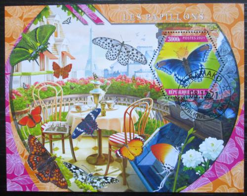 Poštovní známka Mali 2021 Motýli Mi# Mi# N/N