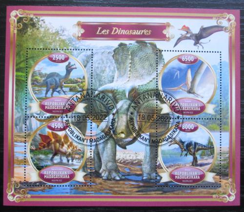 Poštovní známky Madagaskar 2022 Dinosauøi Mi# Mi# N/N