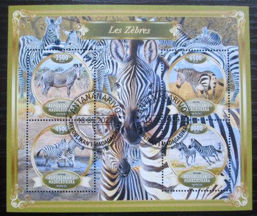 Poštovní známky Madagaskar 2022 Zebry Mi# Mi# N/N