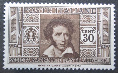 Poštovní známka Itálie 1932 Ugo Foscolo Mi# 377