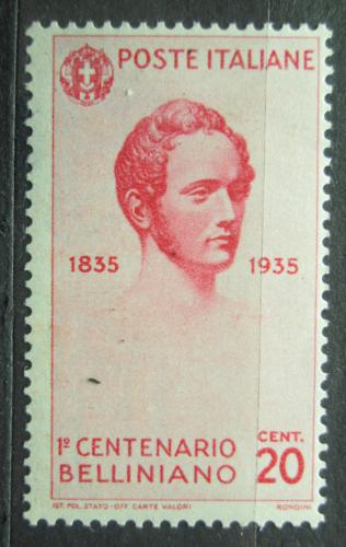 Poštovní známka Itálie 1935 Vincenzo Bellini, skladatel Mi# 532