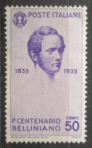 Poštovní známka Itálie 1935 Vincenzo Bellini, skladatel Mi# 534