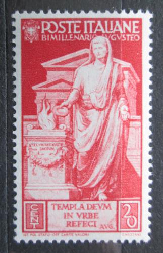 Poštovní známka Itálie 1937 Císaø Augustus, 2000. výroèí Mi# 578