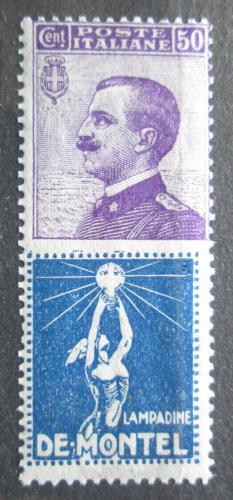 Poštovní známka Itálie 1924 Král Viktor Emanuel III., reklamní Mi# N/N