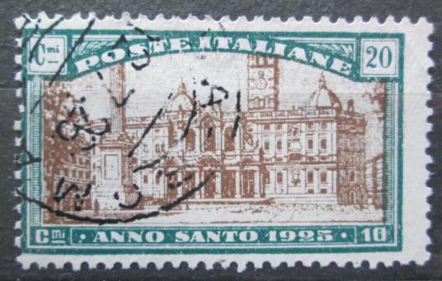 Poštovní známka Itálie 1924 Bazilika Panny Marie Snìžné Mi# 206 Kat 8€