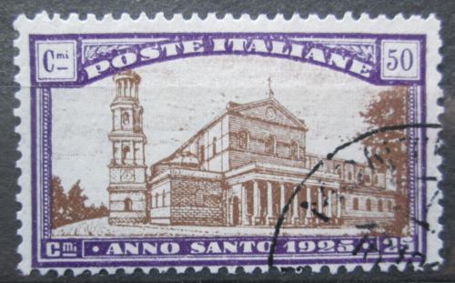 Poštovní známka Itálie 1924 Kostel svatého Pavla Mi# 208 Kat 8€