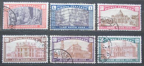 Poštovní známky Itálie 1924 Svatý rok TOP SET Mi# 206-11 Kat 130€