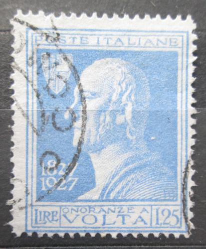 Poštovní známka Itálie 1927 Alessandro Volta, fyzik Mi# 262