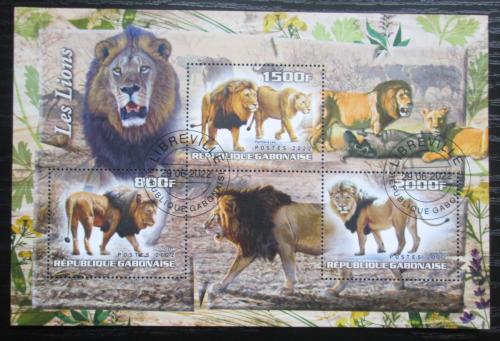 Poštovní známky Gabon 2022 Lvi Mi# N/N