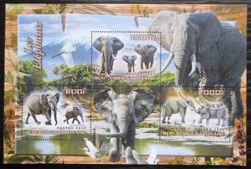 Poštovní známky Gabon 2022 Sloni Mi# N/N