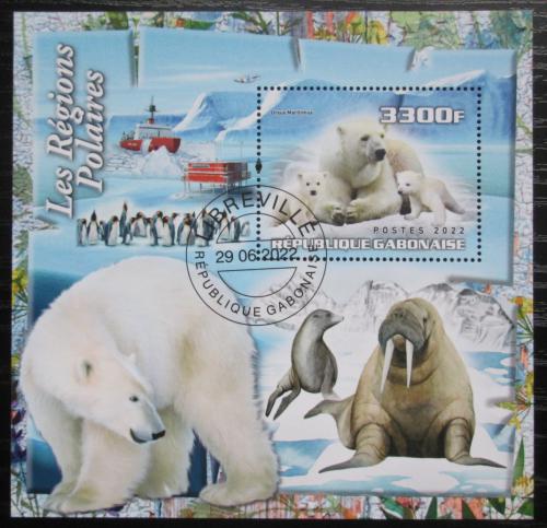 Poštovní známka Gabon 2022 Polární fauna Mi# N/N