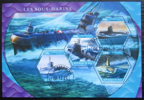 Poštovní známky Mali 2021 Ponorky Mi# N/N