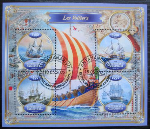 Poštovní známky Madagaskar 2022 Plachetnice Mi# N/N