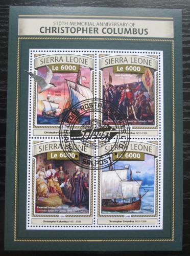 Poštovní známky Sierra Leone 2016 Plachetnice, Kolumbus Mi# 7813-16 Kat 11€