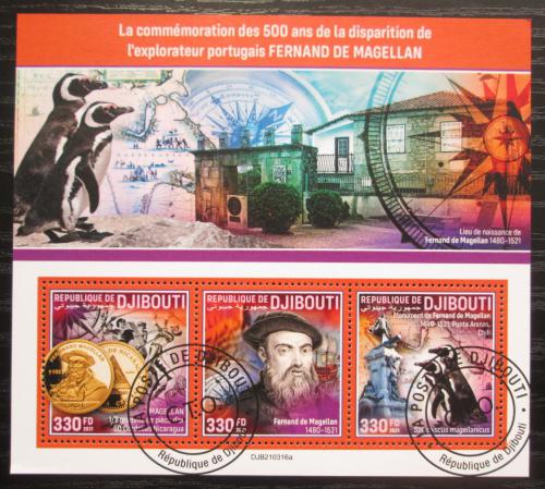 Poštovní známky Džibutsko 2021 Fernão de Magalhães Mi# N/N