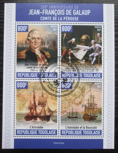 Poštovní známky Togo 2021 Jean-François de La Pérouse Mi# N/N