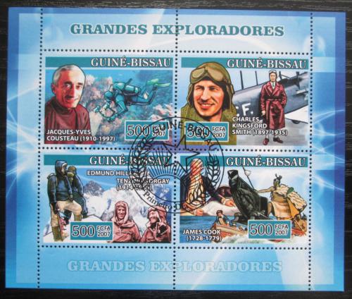 Poštovní známky Guinea-Bissau 2007 Slavní objevitelé Mi# 3510-13 Kat 8€