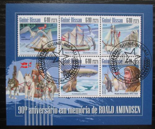 Poštovní známky Guinea-Bissau 2018 Roald Amundsen Mi# 10209-13 Kat 12€